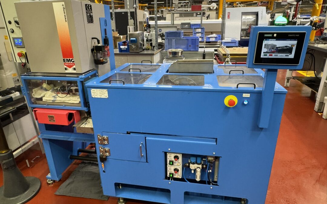 Automatic press loading